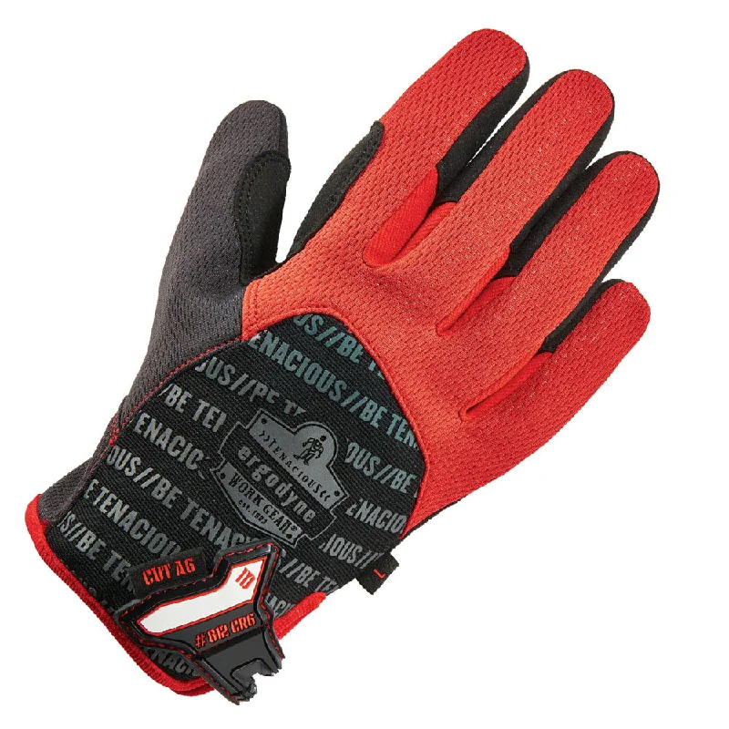 durable all-season gloves -  Ergodyne 17922 ProFlex 812CR6 Utility + Cut Resistance Gloves, Small, Black