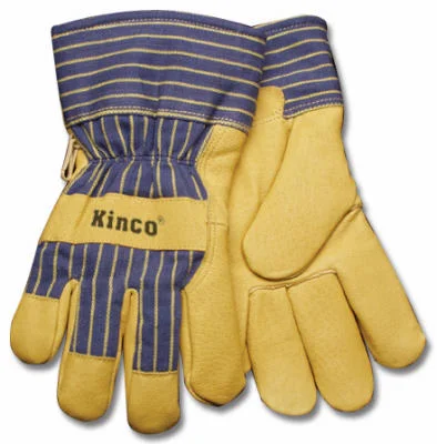 flexible thermal gloves -  Extra-Large Men's Grain Pigskin Leather Palm Gloves