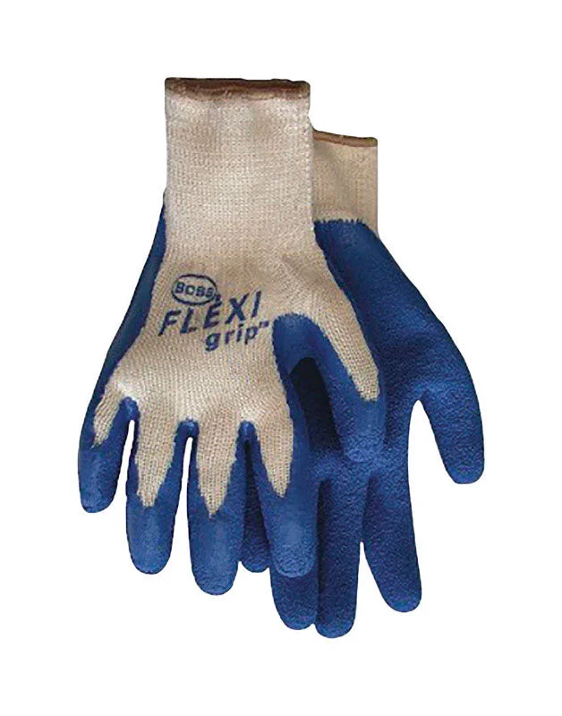 non-slip daily gloves -  Boss Flexi Grip Men's Indoor/Outdoor Gloves Blue L 3 pk