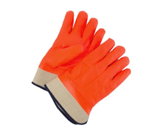 non-slip flexible gloves -  Foam Insulated Orange T-Foam Safety Gloves