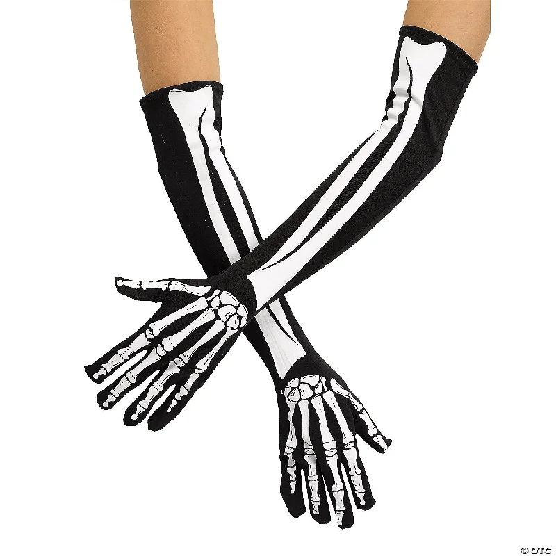 flexible non-slip gloves -  Skeleton Opera Gloves