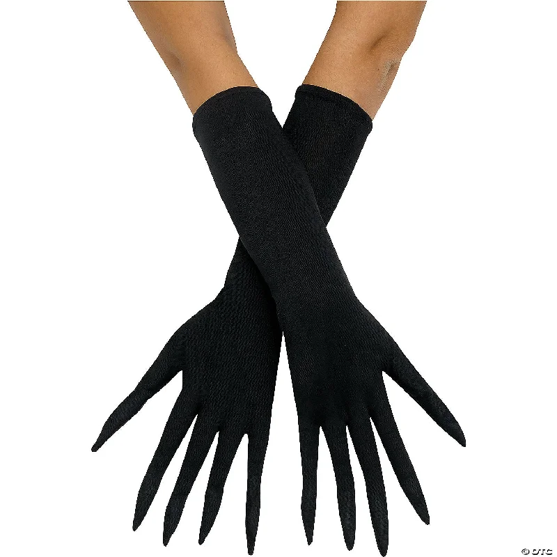 non-slip heavy-duty gloves -  Adults Black Pointy Finger Gloves