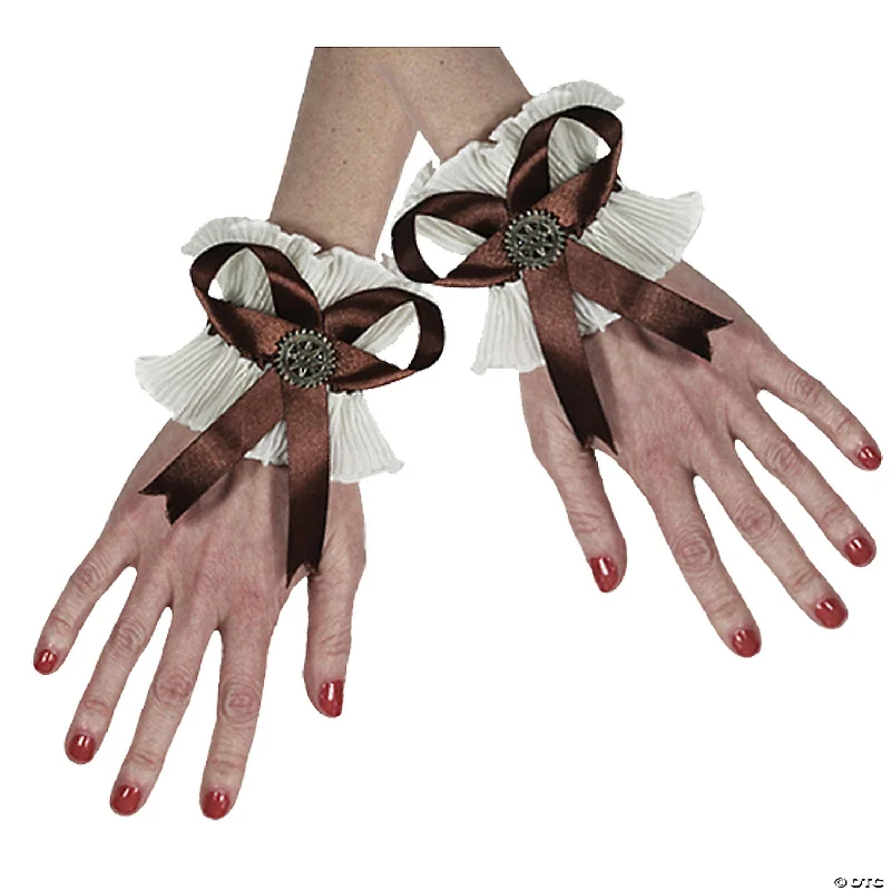 breathable everyday gloves -  Steampunk Wristlet Gloves