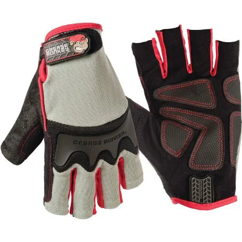 durable versatile gloves -  Grease Monkey Pro Fingerless Gloves