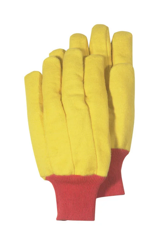 waterproof comfortable gloves -  Handmaster  Men's  Indoor/Outdoor  Fleece  Utility  Gloves  Gold  L  3 pair