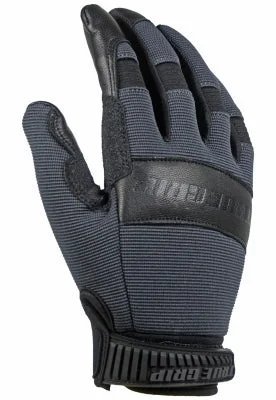 non-slip lightweight gloves -  Hybrid Leather Work Gloves, Goatskin/Spandex, Black, Large