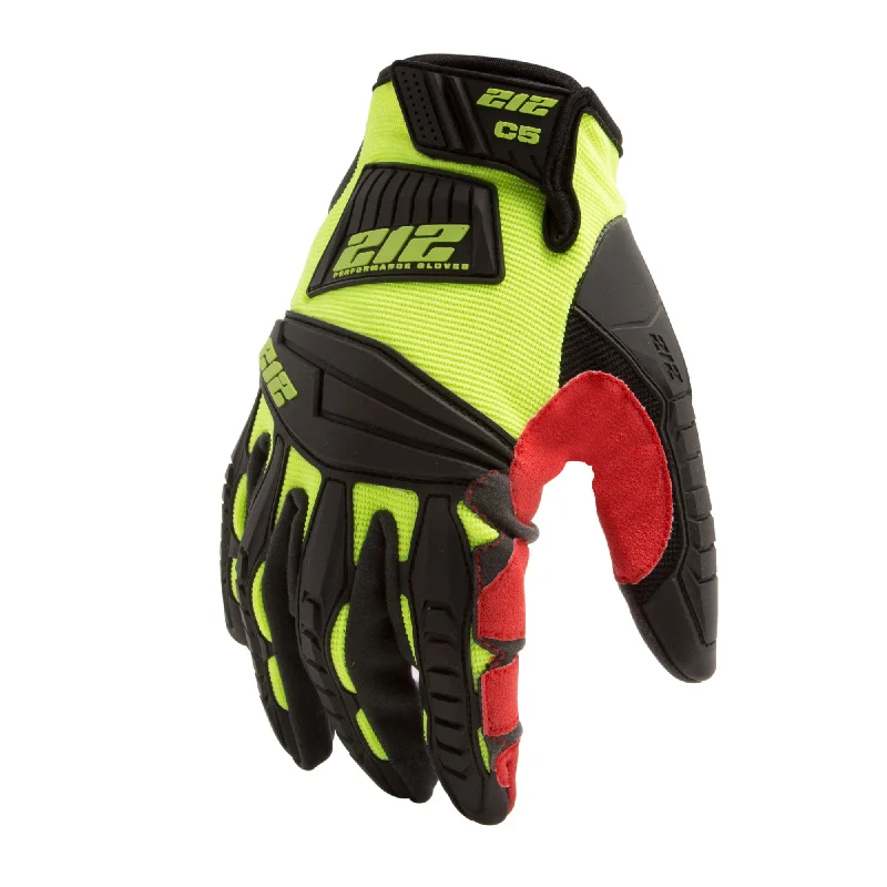 durable flexible gloves -  Super Hi-Vis Cut and Impact Resistant Work Gloves (EN Level 5/ANSI A4)