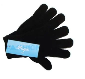 durable versatile gloves -  Magic gloves. 1 pair, O/S, Black, Kids.