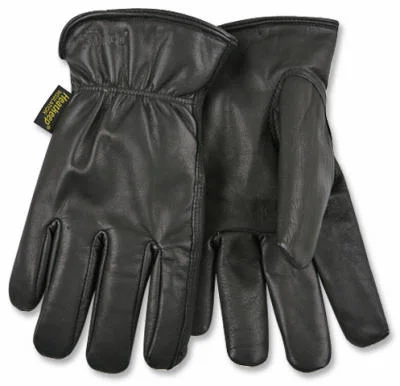 light heated gloves -  Men's Full-Grain Goatskin Leather Gloves, XL