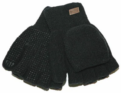 waterproof heated gloves -  Men's Ragg Wool Gloves, Black, Large