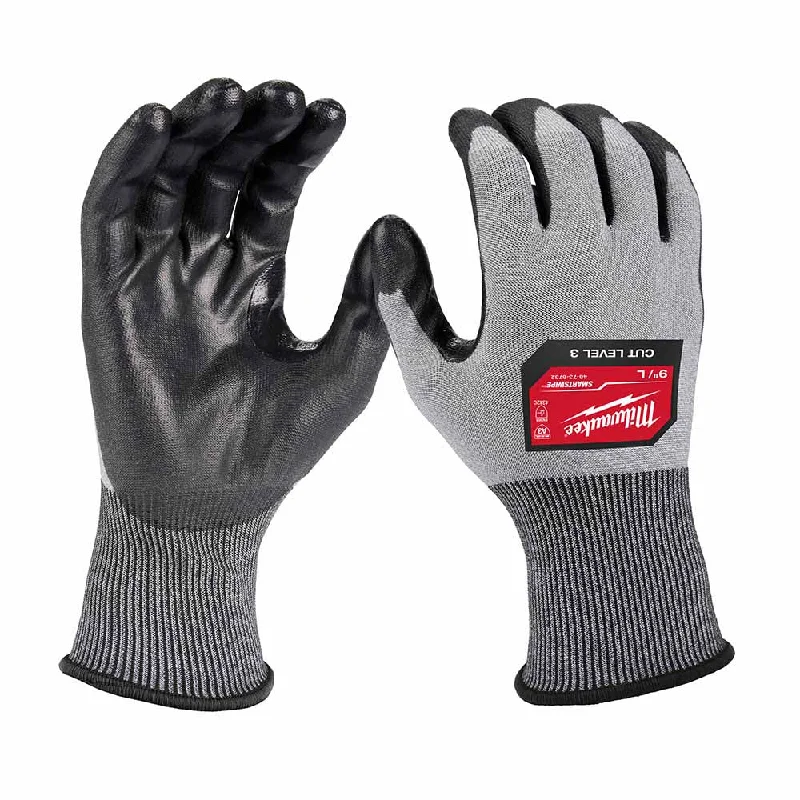 flexible multi-purpose gloves -  Milwaukee 48-73-8732B High Dexterity A3 Polyurethane Dipped Gloves - Large