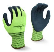 non-slip heavy-duty gloves -  Radians C310hvxl X-Large Neon Yellow Gardware High Visibility Work Gloves