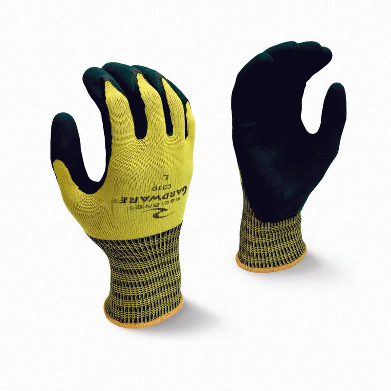 breathable heavy-duty gloves -  Bellingham Unisex Indoor/Outdoor Gardening Gloves Black/Yellow L 1 pair