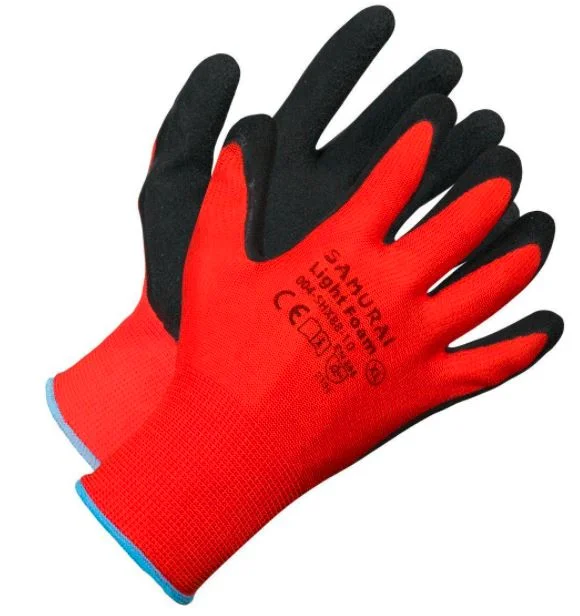 flexible comfortable gloves -  Samurai Light Foam High Dexterity Work Gloves