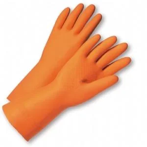 non-slip lightweight gloves -  Unsupported Latex Heavy Gloves (Flock Lined)