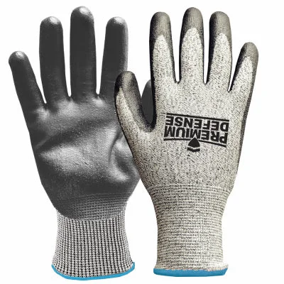 waterproof insulated gloves -  Work Gloves, Cut-Resistant, Touchscreen, Gray, Men's Large