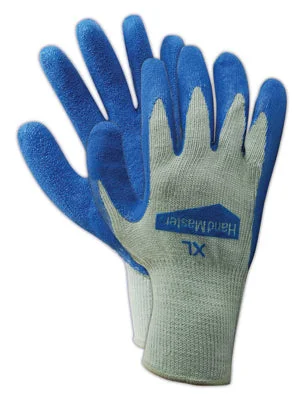 non-slip multi-purpose gloves -  Work Gloves, Latex Coated Palm, Blue, Small