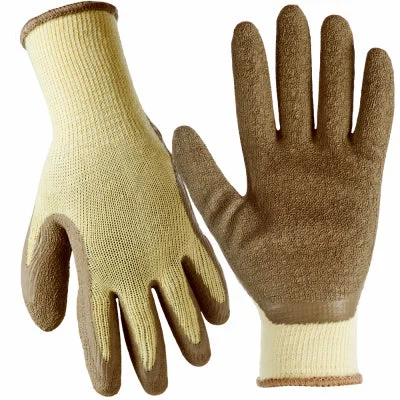 non-slip gadget gloves -  Work Gloves, Latex Coated Palm, Blue, XL