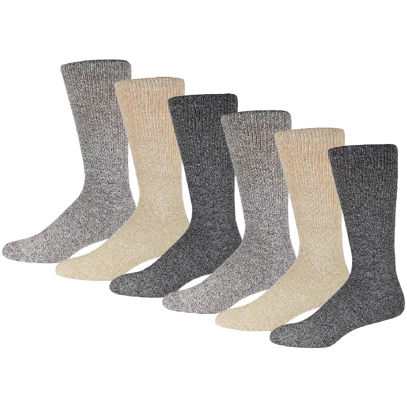 sock embroidered -  6 Pairs of Merino Wool Diabetic Thermal Socks