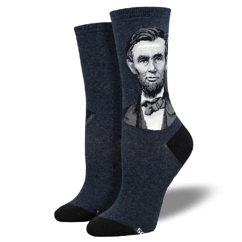 sock lovers -  Abraham Lincoln Portrait Socks