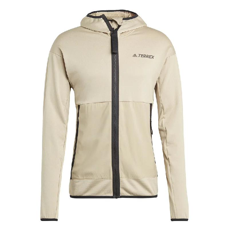 sock delivery -  adidas - Men's Terrex Tech Fleece Light Hooded Hiking Jacket (HT2009)