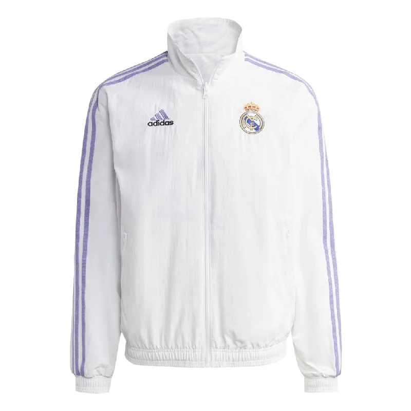 sock deals -  adidas - Men's Real Madrid Anthem Reversible Jacket (HT6458)