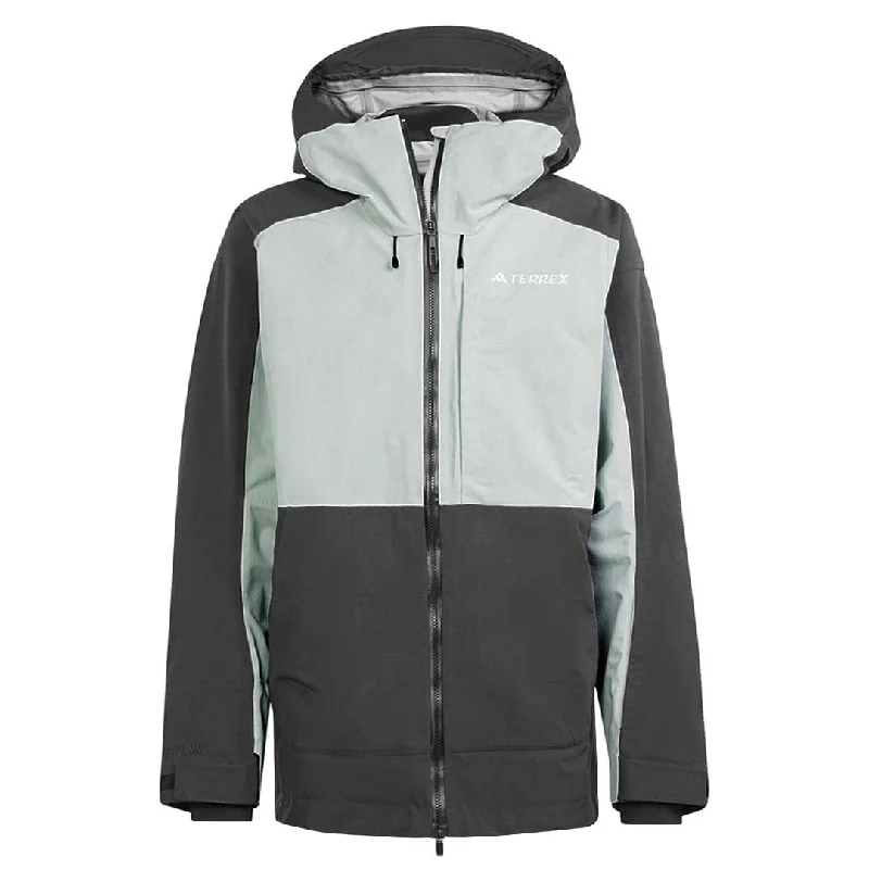 sock joy -  adidas - Men's Terrex Techrock 3L RAIN.RDY Jacket (IB4218)