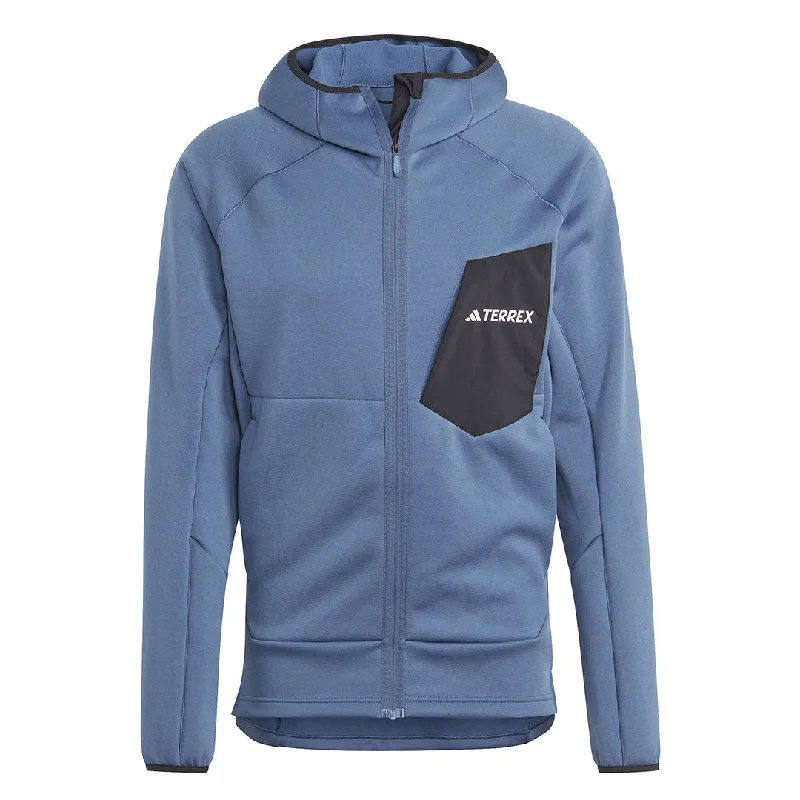 sock advancements -  adidas - Men's Terrex Xperior Medium Fleece Hooded Jacket (IP4143)