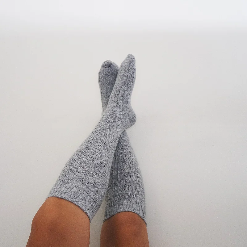 sock buy -  Alpaca Socks, Women's Knee High Chunky Wool Socks, Warm Cozy Sock, Camping Socks, Boot Hosiery, Thermal Winter Stockings, Vintage Hosiery