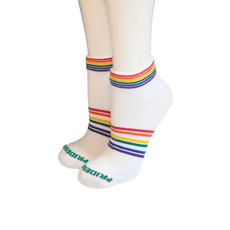 sock magic -  Athletic Shorty Rainbow Socks - Medium