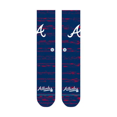 sock culture -  Atlanta Braves Twist Crew Socks