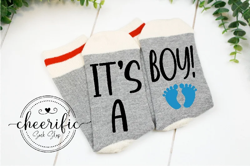 sock themed -  It's A Boy Socks