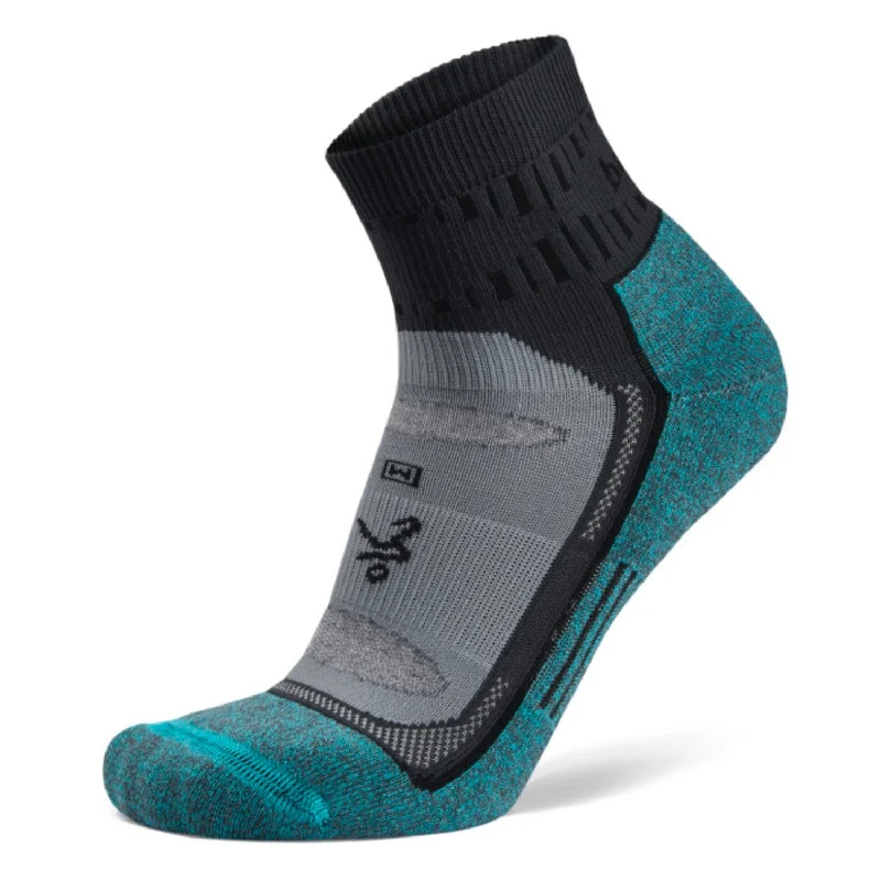 sock modern -  Balega Blister Resist Mini-Crew - Grey/Blue