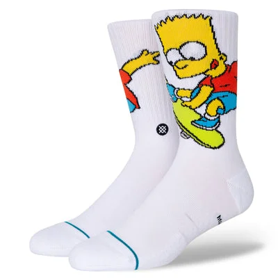 sock alternatives -  Bart Simpson Crew Socks