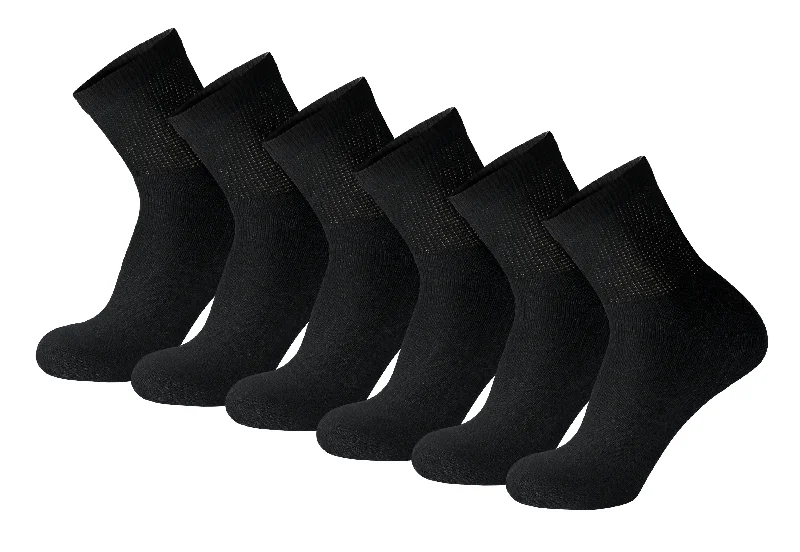 sock bulk -  Big&Tall Cotton Diabetic Ankle/Quarter Socks