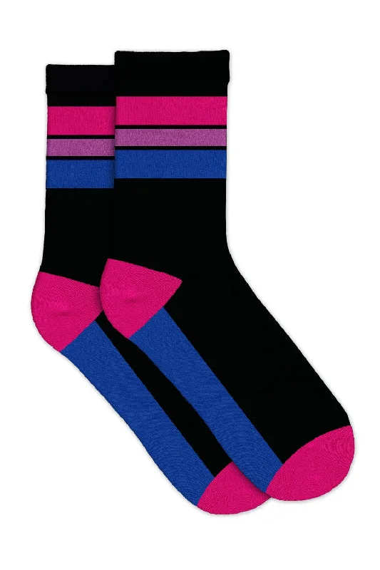 sock packaging -  Bisexual Flag Socks