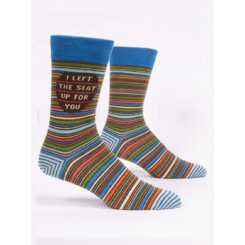 sock elegant -  Blue Q I Left The Seat Up For You Men's Socks