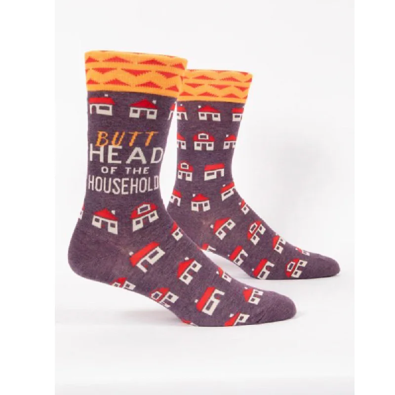 sock festive -  BlueQ Butthead of the household Men's Socks