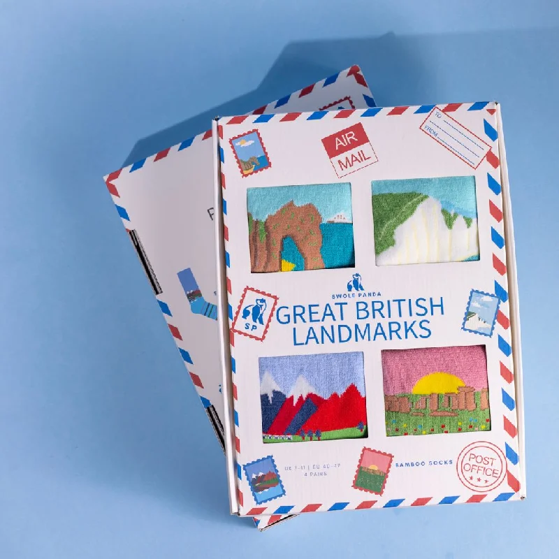 sock experience -  British Landmarks Sock Box - 4 Pairs of Bamboo Socks (His)