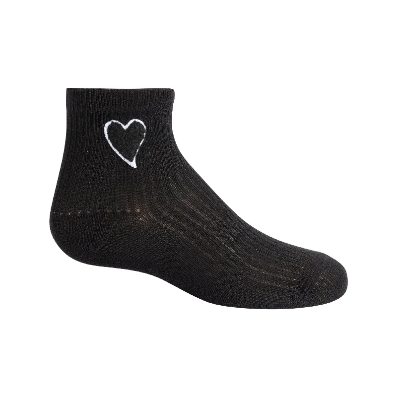 sock thickness -  anklet sherpa heart