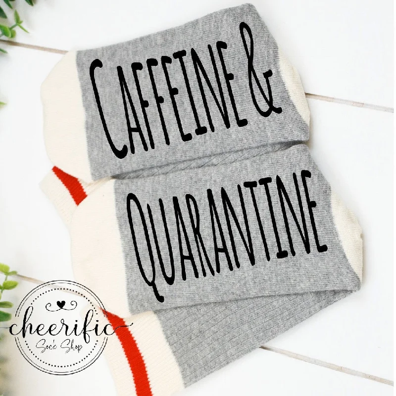 sock trends -  Caffeine & Quarantine Socks