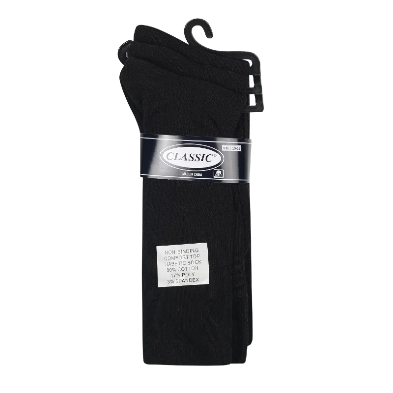 sock tough -  mens crew 3pk diabetic