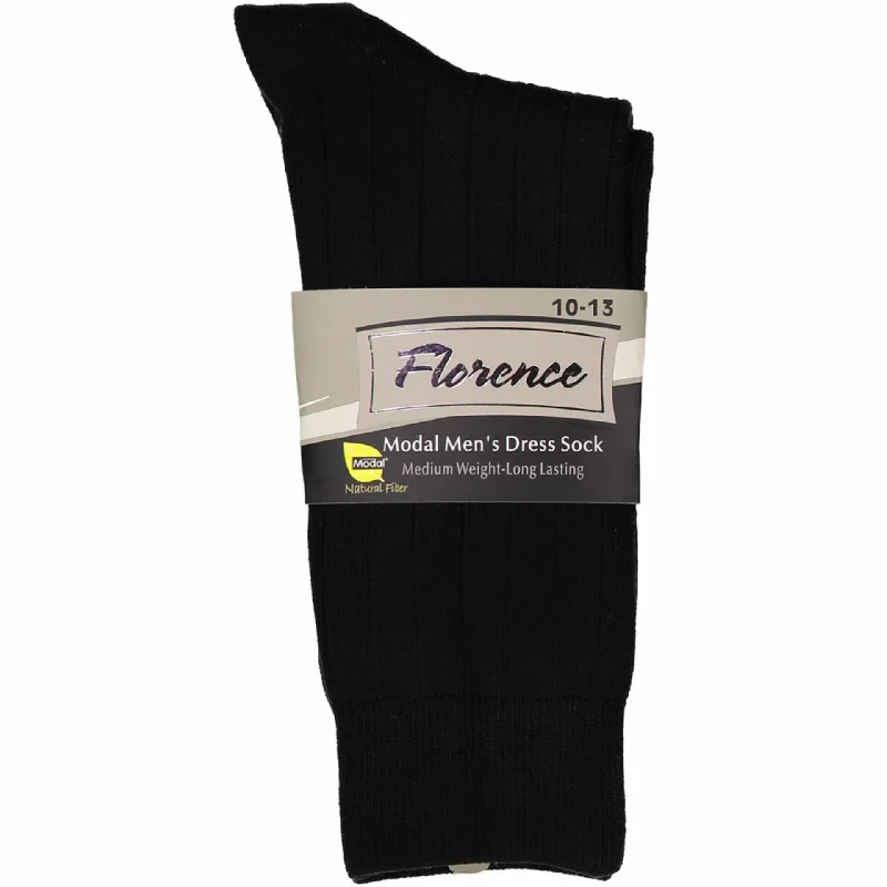 sock pack -  men basic wide rib bk