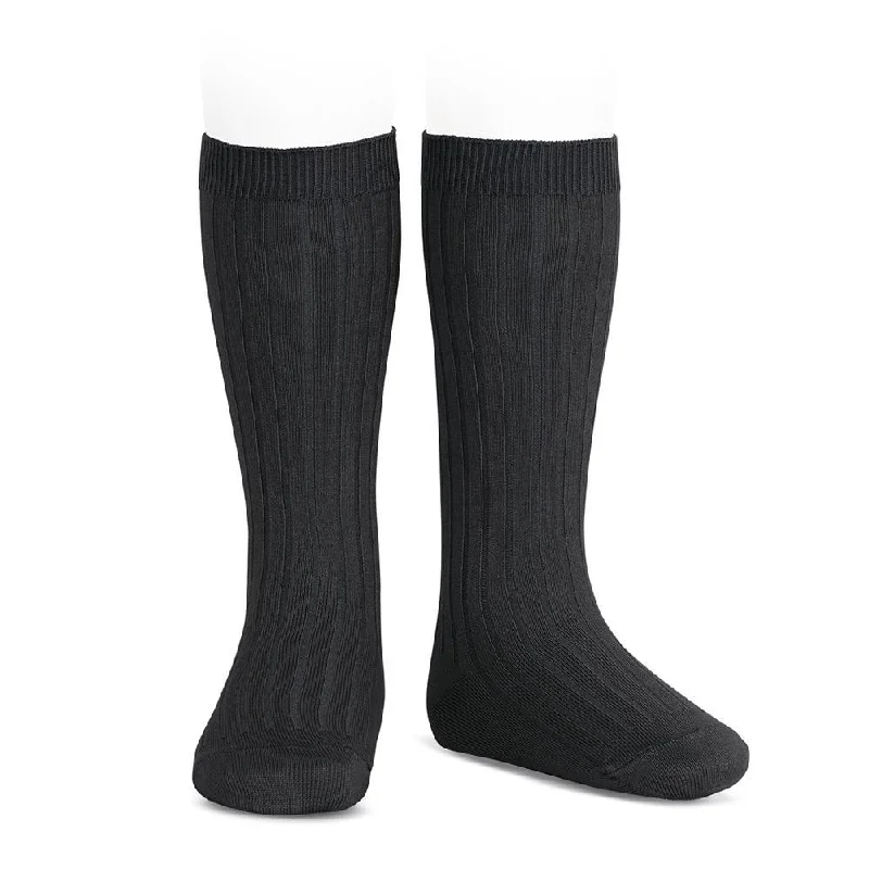 sock support -  knee cotton ribbed