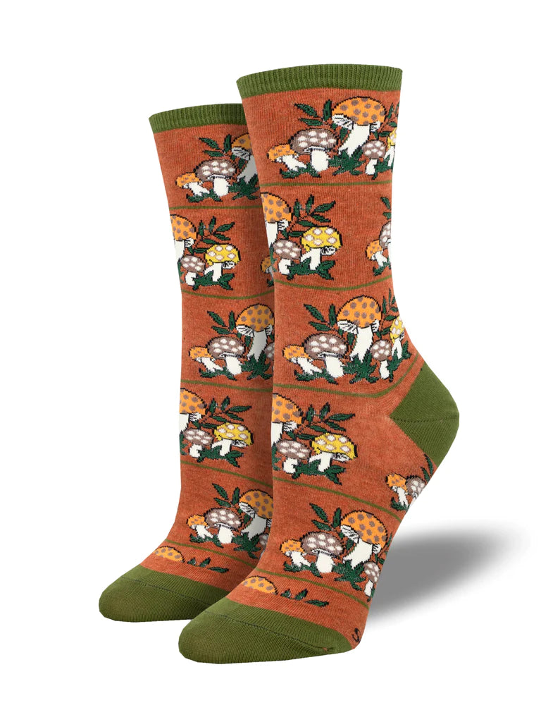 sock styles -  Magic Mountain - Rust Heather