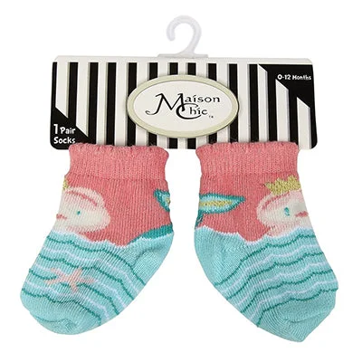 sock promotions -  Coral the Mermaid Socks