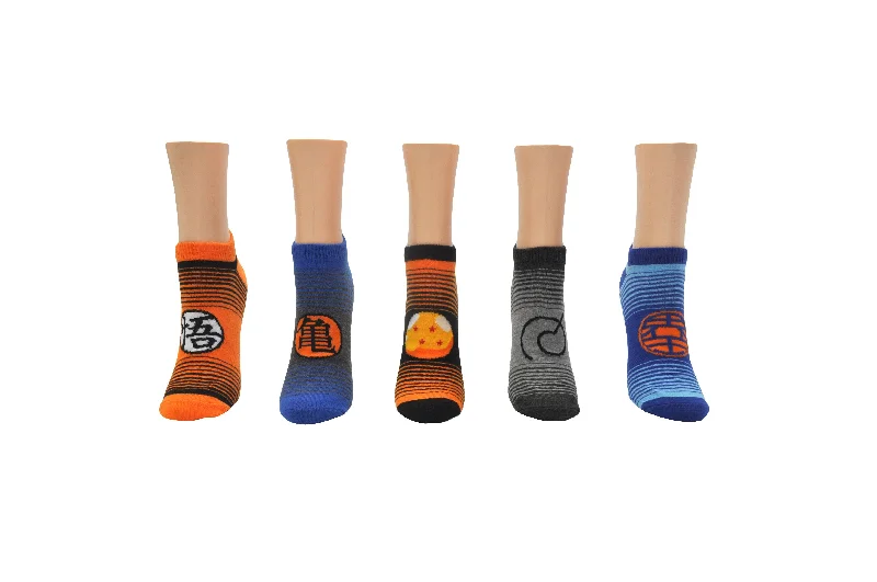 sock lounging -  Dragon Ball Super Stripe 5 Pair Pack Lowcut Socks