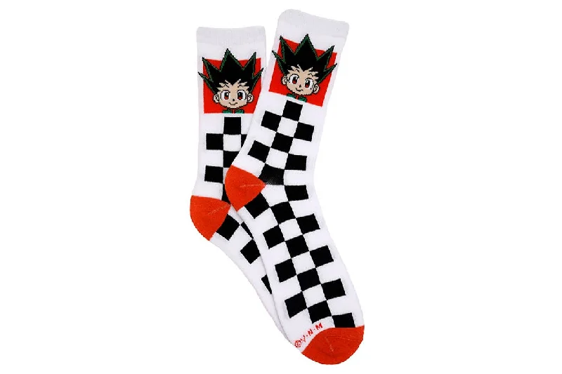 sock event -  Hunter x Hunter Gon Checkered Crew Socks