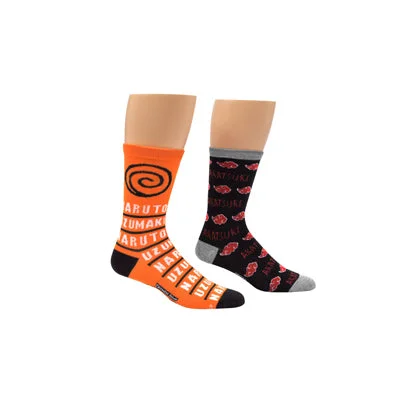 sock comfort -  Naruto Shippuden 2 Pair Crew Socks