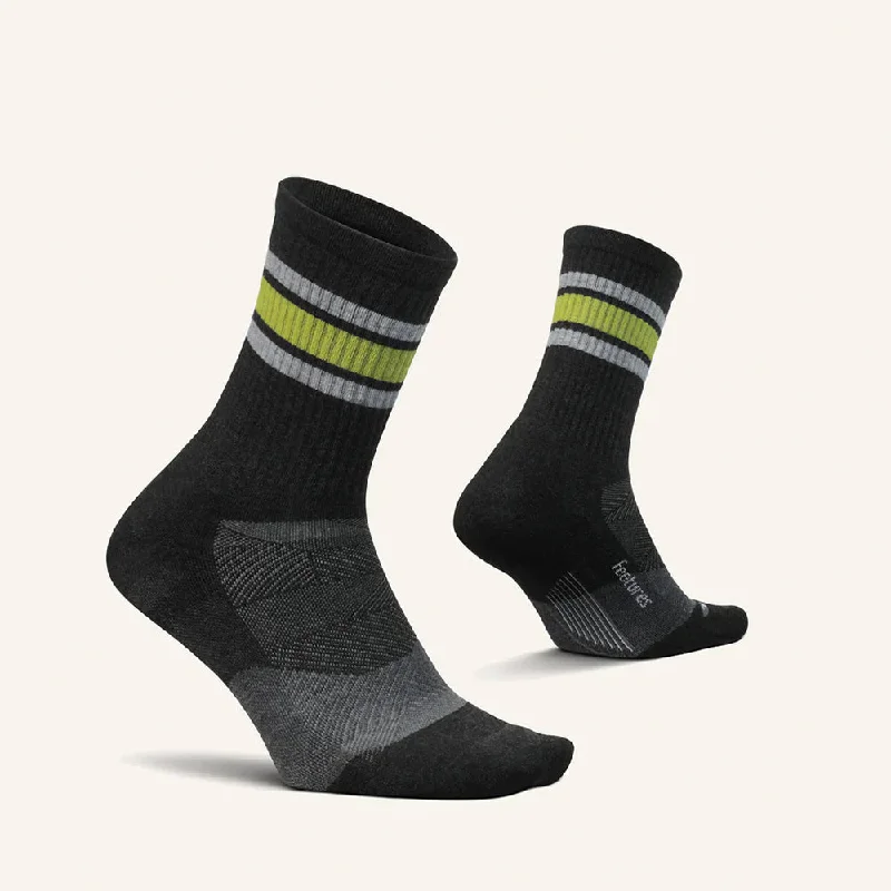 sock pairing -  Feetures! TRAIL Max Cushion Crew - Trail Blaze Charcoal